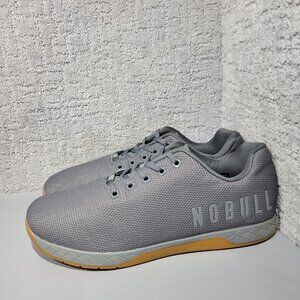 NOBULL Outwork Edge Unisex M13 W14.5 Gray Gum Lace Up Low Top Training Shoes
